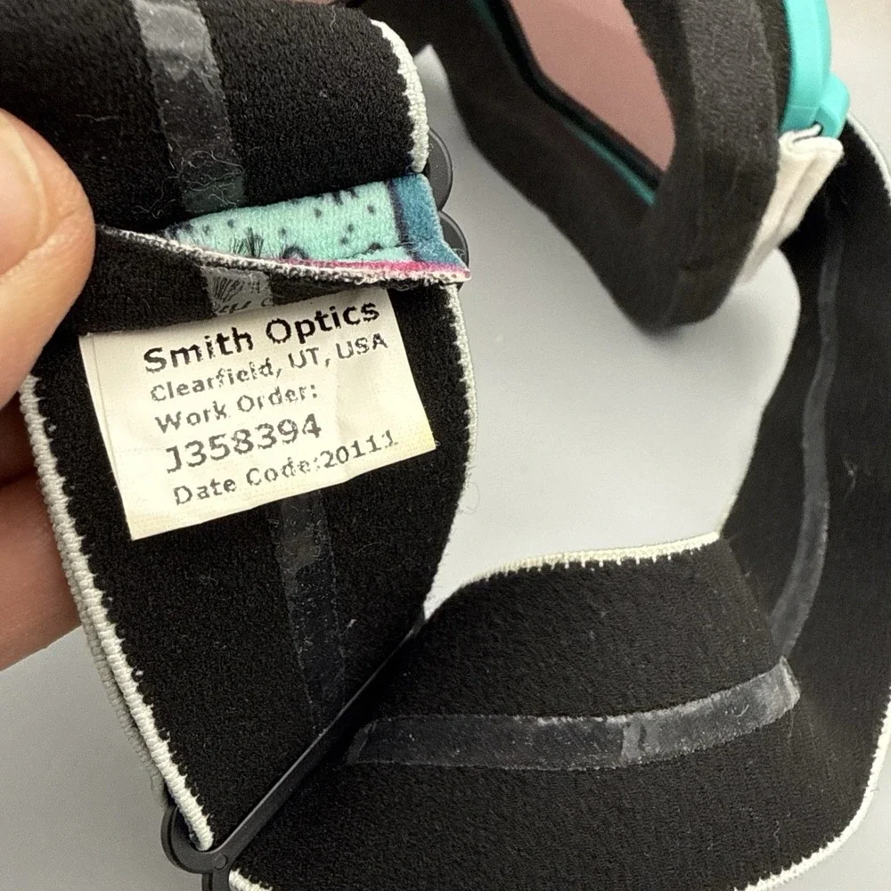 Smith Authentic Amethyst Goggles Everyday Mirror Lens Ski Snowboarding Adjustab